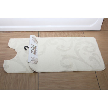 Набор ковриков для ванны 2шт ZALEL 55*85 кремовый