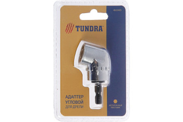 Адаптер угловой для дрели ТУНДРА, шестигранный хвостовик 4622485