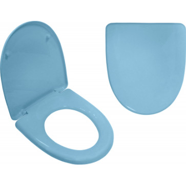 Сиденье для унитаза Вест-М голубой ИНКОЭР