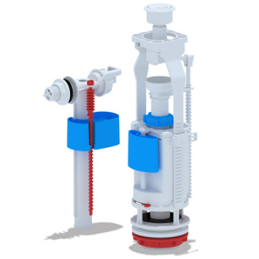 Арматура к смыв. бачку 2-ух Кноп. АНИпласт бел бок/подв. WC3050 АНИ пласт ЭКОНОМ