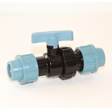 Кран шаровой обжим - обжим 20-20 ПЭ PN16 ITAL