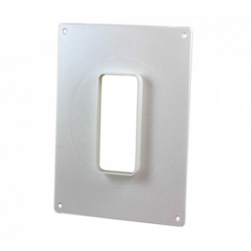 Площадка торц. вертик пласт 205х240 фланец 60х120