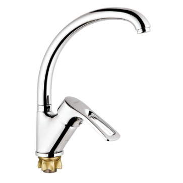 Смеситель для кухни 40к Glauf 9G4-A181 ЛАТ ГАЙКА боковая