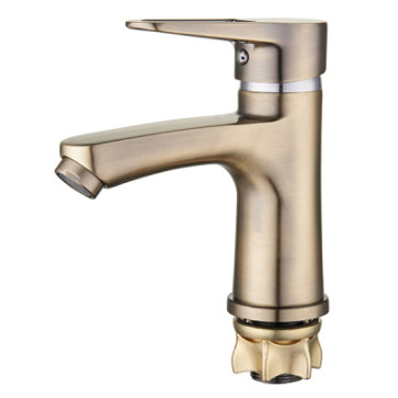 Смеситель для умывальника 35к Glauf NUD1-A045KT/PUD п/гайку, БРОНЗА