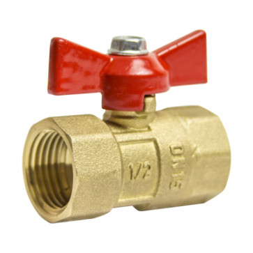 Кран шаровый 1/2'' вн/вн бабочка Практик 130 ГАЛЛОП