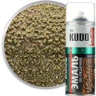 Аэрозольная эмаль молотковая по ржавчине бронзовая KU-3006