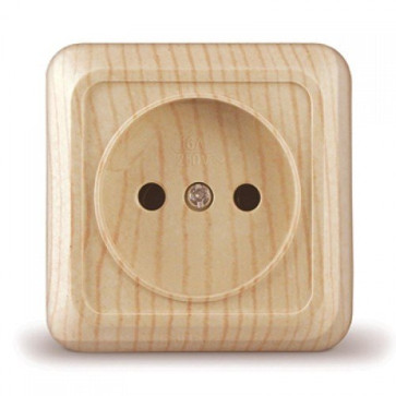 Розетка б/з СОСНА. Олимп ОП, 16А, 220В (5560896) 