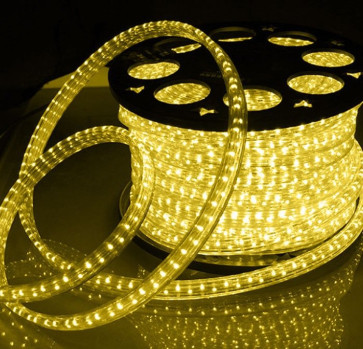 Дюралайт светодиод. LED-F3WRL, желтый( плоский)