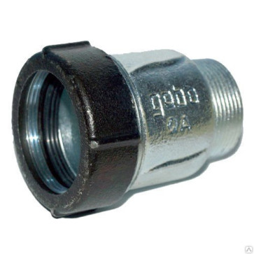 Патрубок зажим.соед. АК с нар.резьбой 1/2 GEBO (31530)