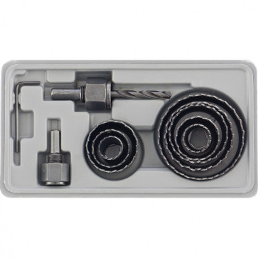 Набор кольцевых пил по дереву, 19-64 мм, 11 предметов Matrix