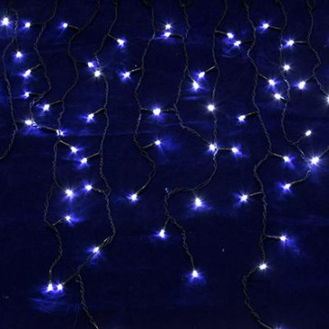 СНОУ БУМ Гирлянда Электр. Бахрома, 96LED, 3x0,7м, "Шар", белый, 8 реж, ПВХ провод, 220В