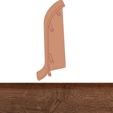 Заглушка левая окраш. в цвет текс. 080115 "Т-Пласт"