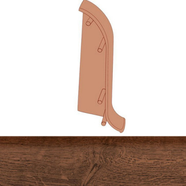 Заглушка правая окраш. в цвет текс. 080115 "Т-Пласт"