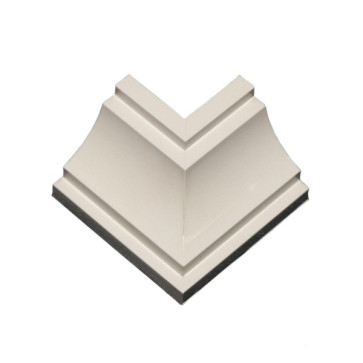 Угол наружны к плинтусу потолочному ПВХ