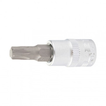 Головка с битой вставкой T10, квадрат 1/4", CrV, STELS