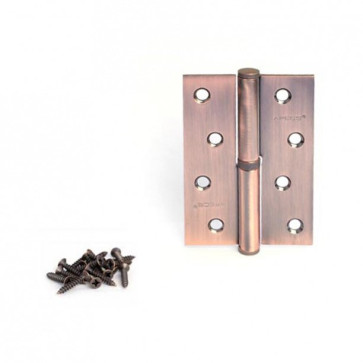 Петля AПЕКС 100*70мм медь лев.