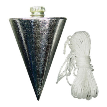 Отвес конусный 200 г, шнур 5 м MATRIX