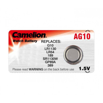 Элемент питания Camelion AG10 (389) 