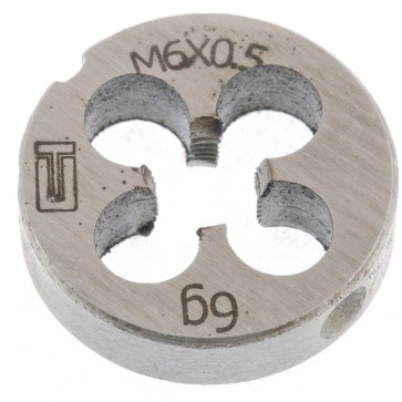 Плашка М 6х0,5 мм СИБРТЕХ