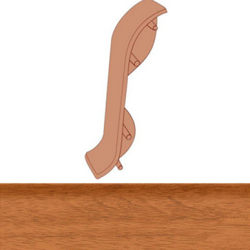 Соединитель окраш. окраш. в цвет текс. 055.4126 "Т-Пласт"