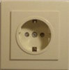 Розетка крем. с/п 1м с/з NILSON TOURAN (Thema) 