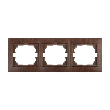 Рамка на 3 поста Plano. венге