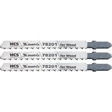 Полотна для электролобзика по дереву, T101B, 75 х 2,5 мм, HCS Matrix Professional