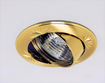 Светильник ЭРА 12V 50W MR16 SG/G сатин/золото/золото