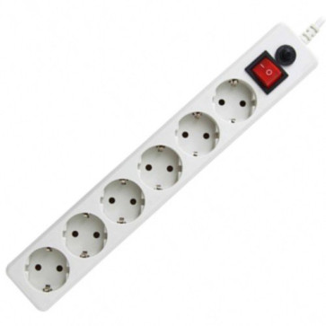 Сетевой фильтр Гарнизон ПВС 3*0,75 6 гн 1,8м