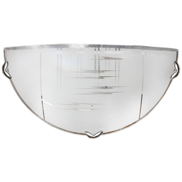 Светильник "Дюна" Элегант 1/2 белый/песок/хром 1х60W Е27