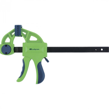 Струбцина F-образная, быстрозажимная, 450*70*360 мм,пласт.корпус,фиксатор,двухкомп. рук-ка СИБРТЕХ