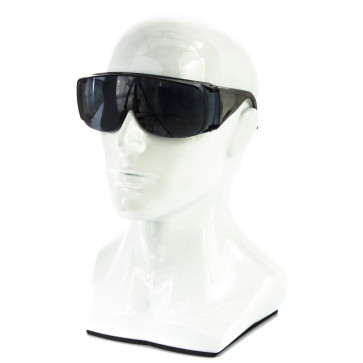 Очки защитные открытого типа, затемненные, ударопрочный поликарбонат СИБРТЕХ