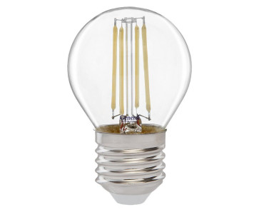 <p>Технические характеристики:</p> <p>Цоколь (патрон) лампы: Е 14</p> <p>Цветовая температура: 4500</p> <p>Мощность, Вт: 10</p> <p>Угол рассеивания: 360</p> <p>Световой поток: 790</p> <p>Размер: 45*78</p>