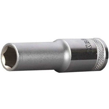 Головка торцевая удлиненная 7мм Cr-V, FLANK, хромосатинированная, 1/4",KRAFTOOL "INDUSTRIE QUALITA