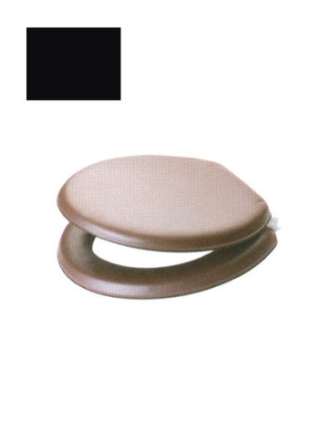 Сиденье д/унитаза мягкое черное Турция