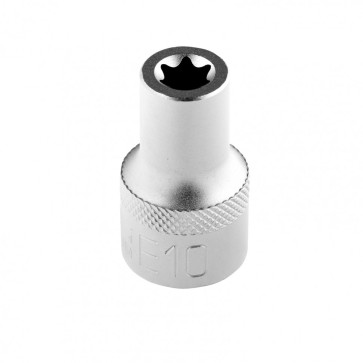 Головка торцевая 1/4, Е10, CrV Stels