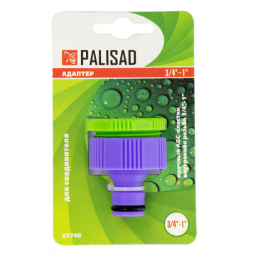 Адаптер пластмассовый, 3/4"-1", внутренняя резьба PALISAD