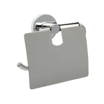Держатель д/туал. бумаги с крышкой FIXSEN COMFORT CHROME FX-85010 (блистер) ХРОМ