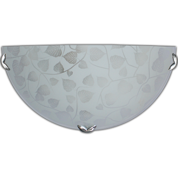 Светильник "Дюна" Береза 1/2 белый/песок/хром1х60W Е27