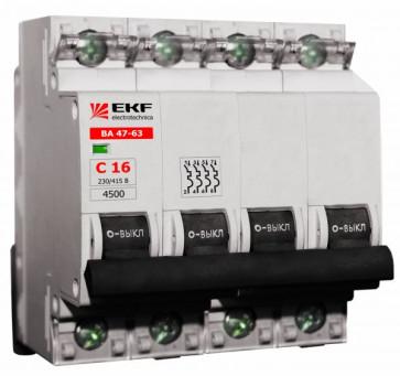 Автомат ЭКФ 25А 4-п.