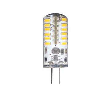 Лампа светодиодная 7W G4 24 LED 230V 4000K LB-420 силикон Feron