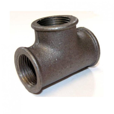 Тройник 1 вн/вн/вн чугунный 25