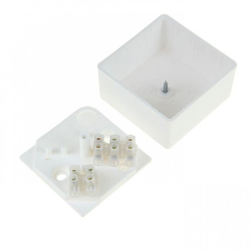 Коробка распр. о/у 60*60*30 "ХЕГЕЛЬ" с клем. КРК2701