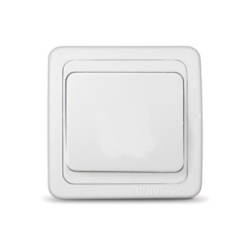 Выкл. с/п 1 кл. белый Валери