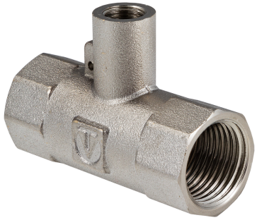 Тройник 1/2-1/4 г/г/г VALTEK под датчик теплосчетчика (VTr/651)