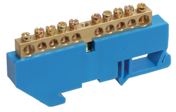 Шина N "ноль" на DIN-изол ШНИ-6*9-14