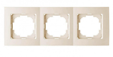 Рамка 3-я крем. NILSON TOURAN (Thema) 