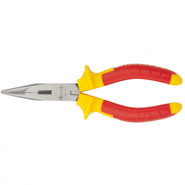 Длинногубцы прямые Insulated, 200мм, двухкомпонентные рукоятки Matrix 