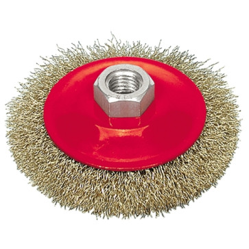 Щетка металлическая для УШМ ВАРЯГ 115мм/М14 (Тарелка)