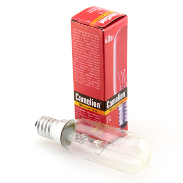 Лампа MIC Camelion 40/Т25/CL/E14 для вытяжки